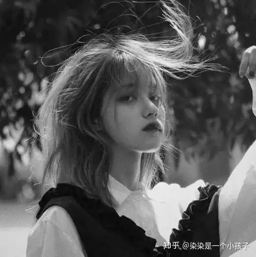 黑色qq头像女简约永存