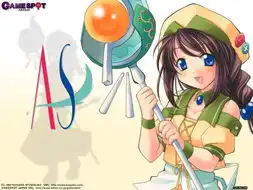 清纯卡通美少女桌面壁纸
