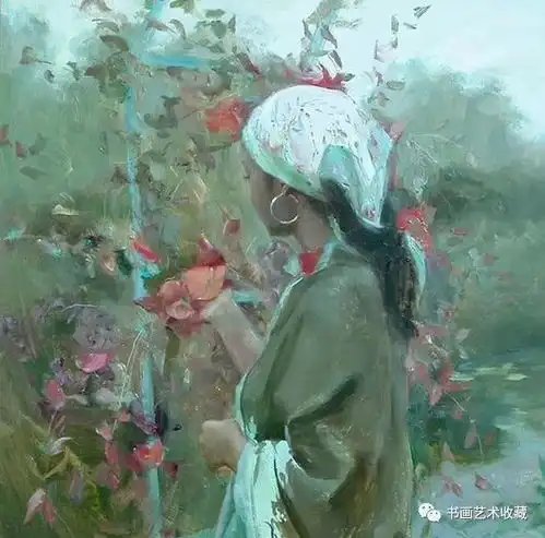 微信头像女绘画图片笔下