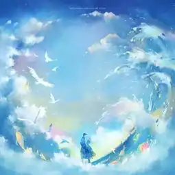 如你的名字般的唯美插画,梦幻又极具童话色彩