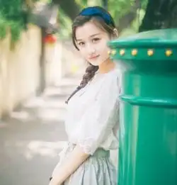 短发小美女图片头像光之