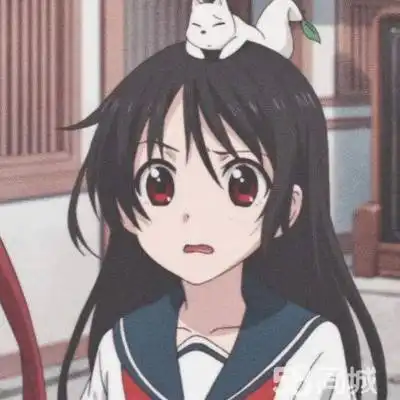 日本卡通女生头像老爸