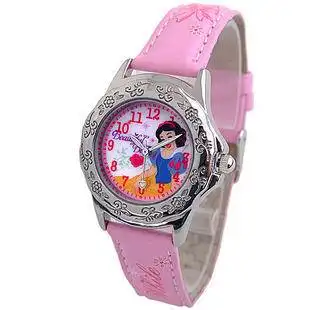 迪士尼儿童表73606女孩皮带表公主手表雕刻花纹学生手表图片大全邮乐官方网站