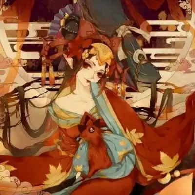 唐崎夜雨手绘古风女生头像