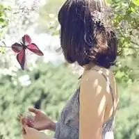 唯美微信紫色花头像微信头像图片大全