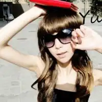 2012qq女生戴眼镜头像