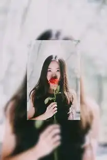 小清新图片拿花少女唯美