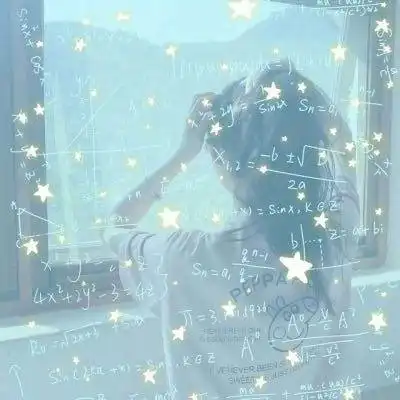 头像图片女背影霸气数学