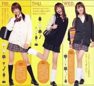 日本mm高校校服造型