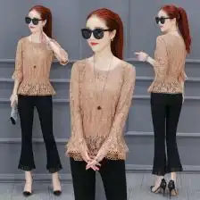 时尚女装蕾丝雪纺