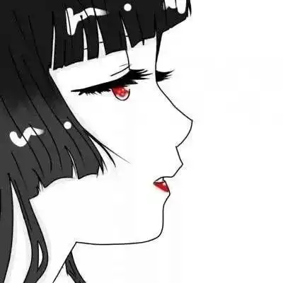 动漫头像丧女暗黑系