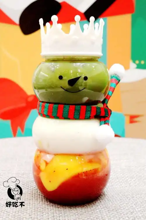 美炸纽约最圣诞范儿的奶茶新宠呆萌雪人杯米妮玻璃房,少女心爆棚