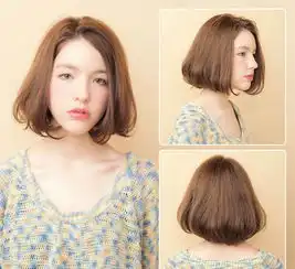 韩版头像女生短发发尾