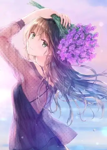 可爱萌少女壁纸头像,喜欢甜味的你快来,图4笑靥如花的她真美