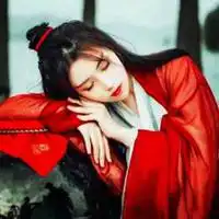 古风红衣女子唯美头像图片微信头像图片大全