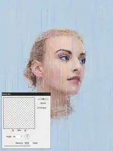photoshop创建点彩油墨画人物肖像债片处理教程