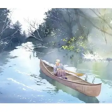 唯美微信风景头像手绘