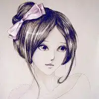 带花手绘女生唯美头像微信头像图片大全