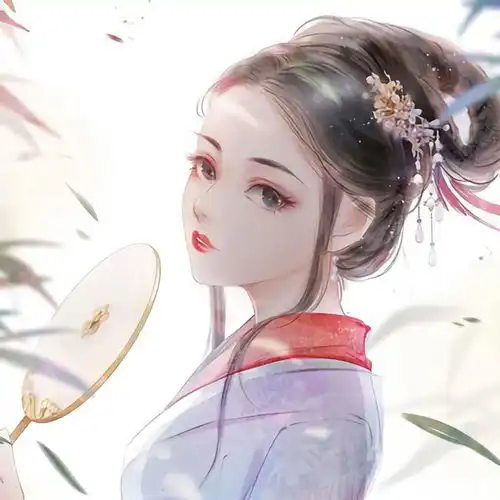 中国古风二次元女头,美到没朋友