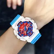 正港运动手表女学生智能计步电子手表男多功能防水带闹钟震动手环