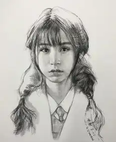 他的素描头像,张张传神,张张耐看,让人看了还想再看