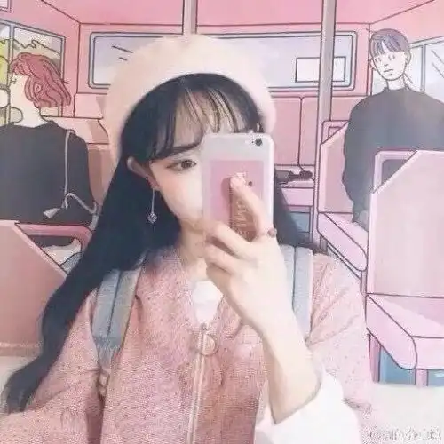 四张图片合一的头像,女头.