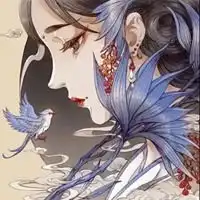 古风美女头像手绘长腿