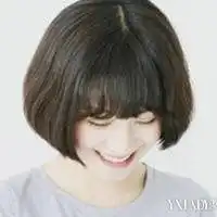 短发中分头像韩范女微信头像图片大全