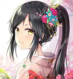 动漫头像可爱迷人的二次元小姑娘,你的头饰真特别