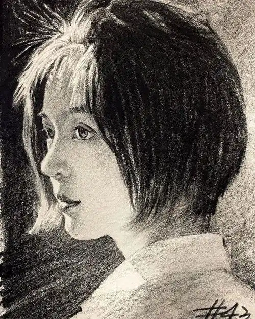 用木炭条画素描,笔触大刀阔斧,调子666,画完它们,秒过艺考
