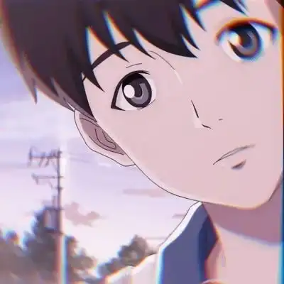 动漫情头那女孩对我说