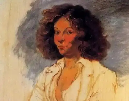 高清油画女意境头像杨之