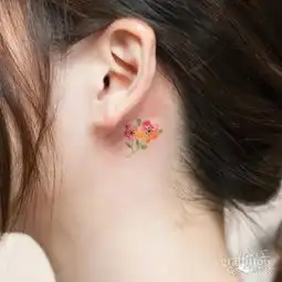 韩国文艺青年的刺青,可饱满可淡雅的梦幻组合