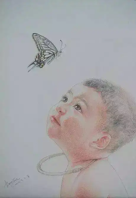 这些彩铅插画带着仙气,谁能不喜欢呀