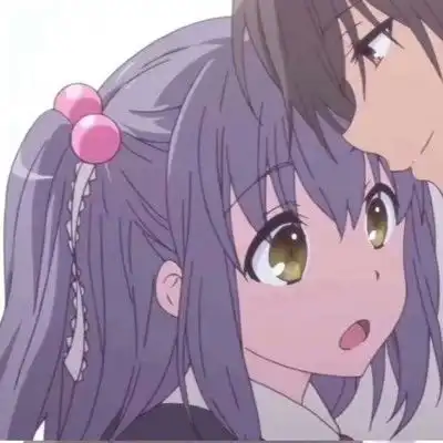 动漫情侣头像山中若有眠,枕的是星月