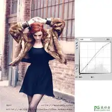 photoshop给时装美女模特调出个性的欧美红褐色6
