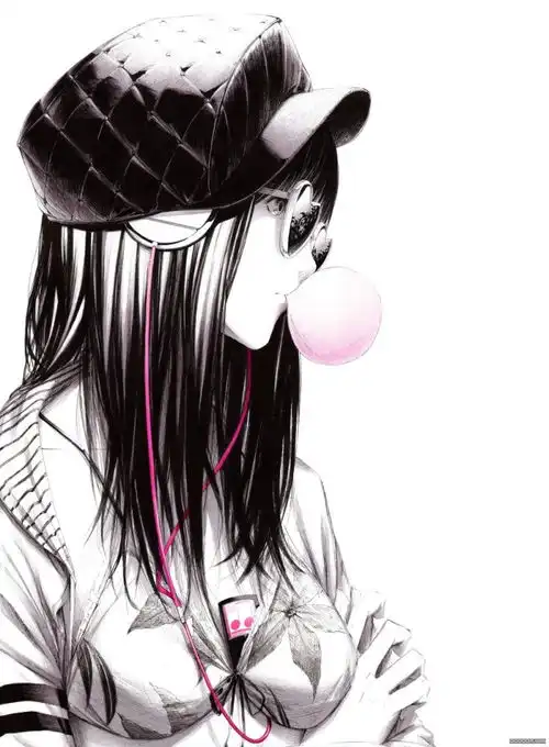 爽少女随性随笔自然成画28p18壁纸水彩头像素描图高清素材插画免费下载页面网页平面电商创意素材素材