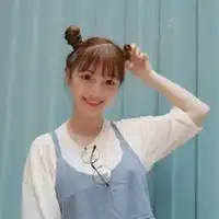 蓝色头像背影女生仙气
