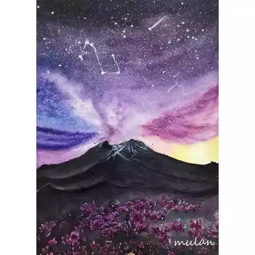 因为星空爱上了水彩