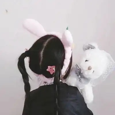 qq头像女双马尾背影同一人多张我是一棵小白菜