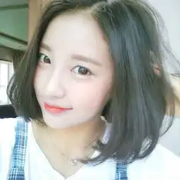 短发女生头像