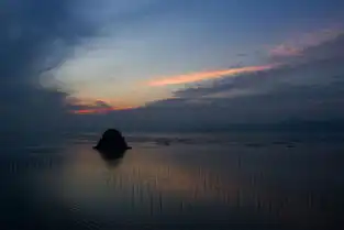 摄情无限霞光山水,浦上牧歌之二