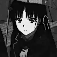 暗黑头像丧女动漫女生