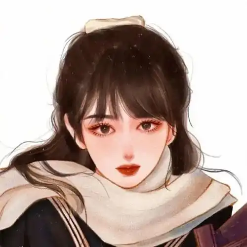 手绘头像女可爱小女孩女