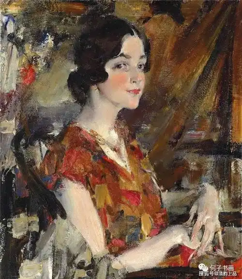 天才画家费欣的油画人物