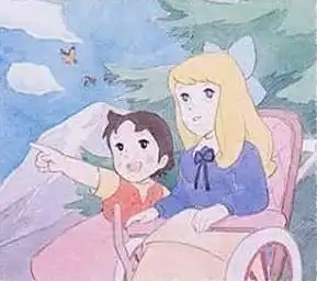 漫画轮椅女孩图片头像