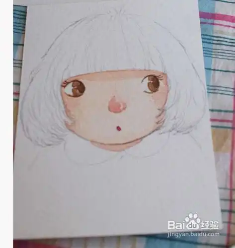 怎样画可爱的水彩小头像