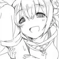 素描动漫女头像高冷