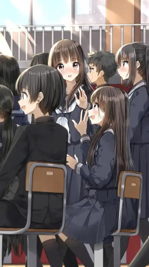 超有故事的二次元校园青春少女插画作品动漫美图壁纸来啦