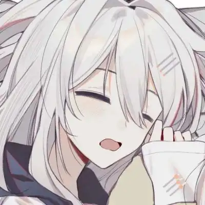 江孑呆萌可爱二次元闺蜜头像